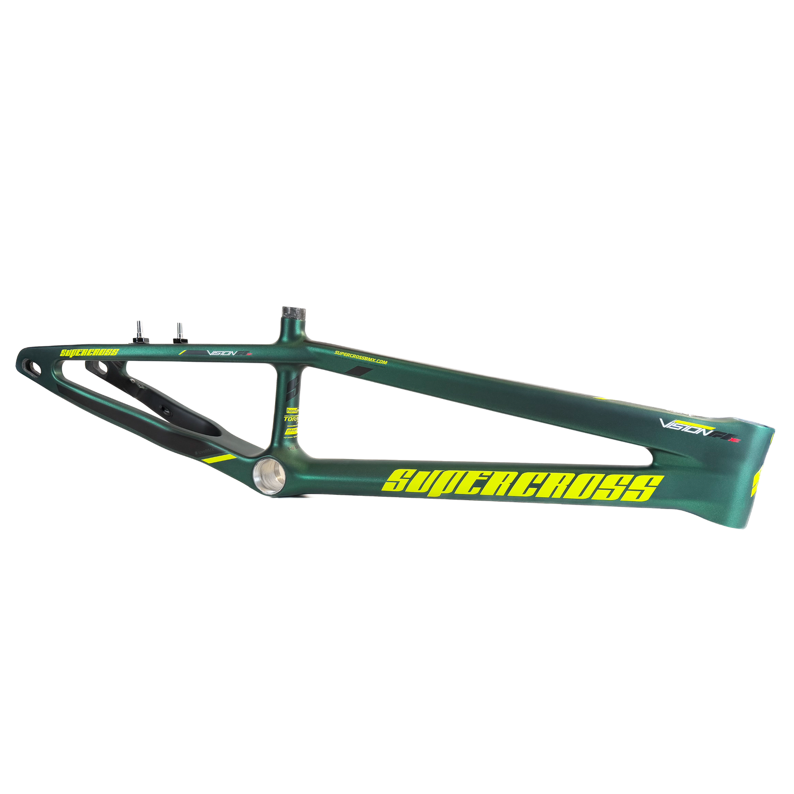 Supercross BMX Carbon Fiber BMX Racing Frame Vision F1x - Matte Green