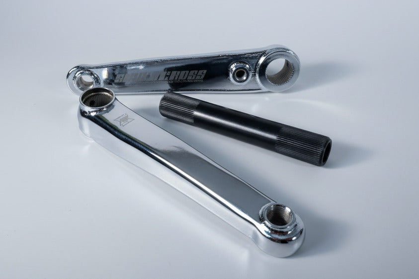 Supercross Strong Arm BMX Cranks - Chrome