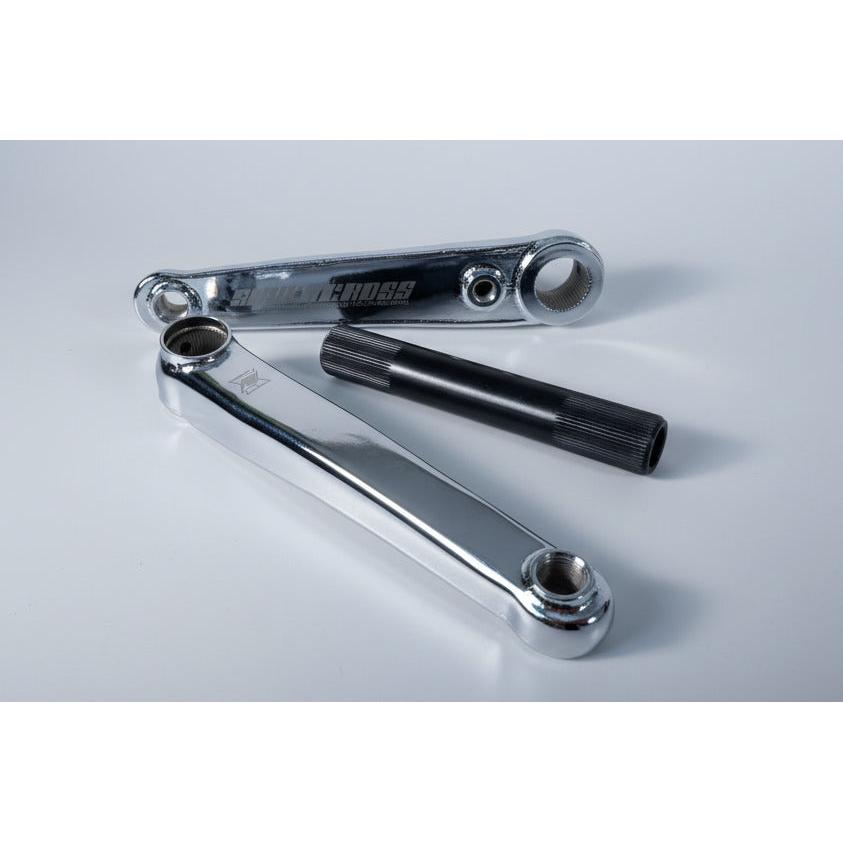 Supercross Strong Arm BMX Cranks - Chrome
