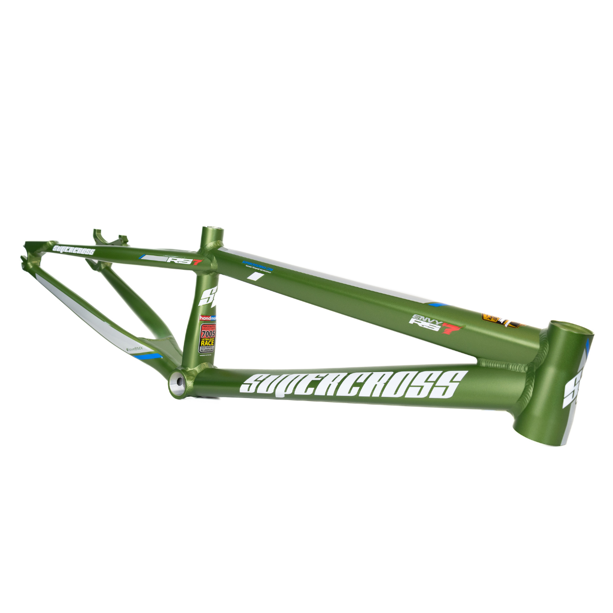 Supercross BMX RS7 OS20 Aluminum Race Frame - Matte Army Green