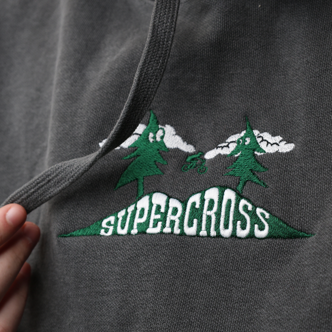 Supercross BMX Mountain Hoodie Embroidered