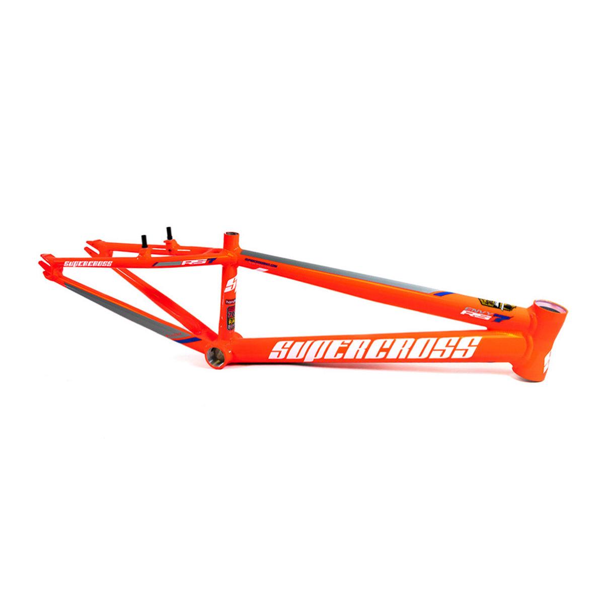 Supercross BMX RS7 Aluminum Racing Frame - Neon Orange