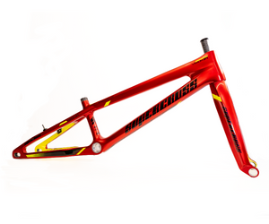 Supercross BMX Vision F1 Carbon Fiber Racing Chassis - Demon Red