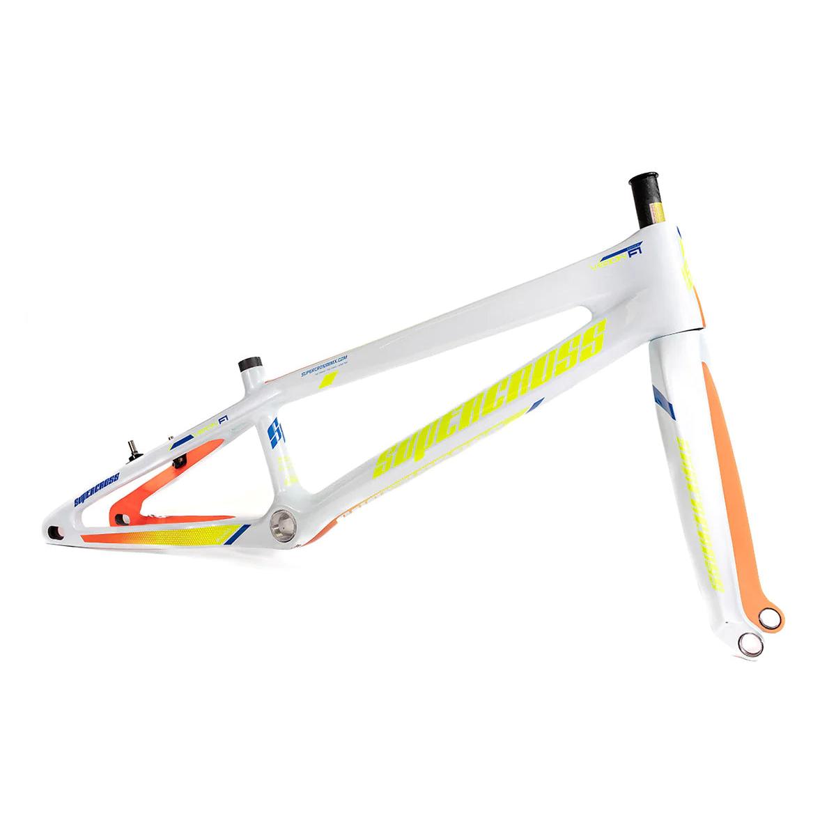 Supercross BMX Vision F1 Carbon Fiber Racing Chassis - Pearl White