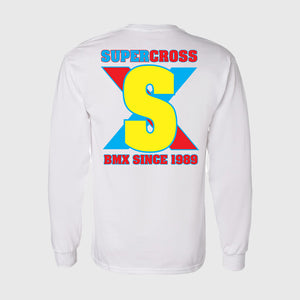 Supercross BMX | Long Sleeve Retro T- Shirt - Supercross BMX