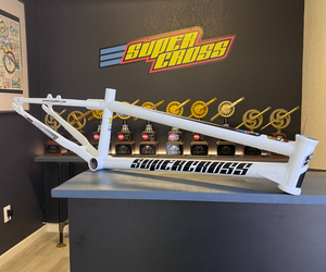 Supercross BMX SX450 OS20 Sapphire White Chromoly Race Frame