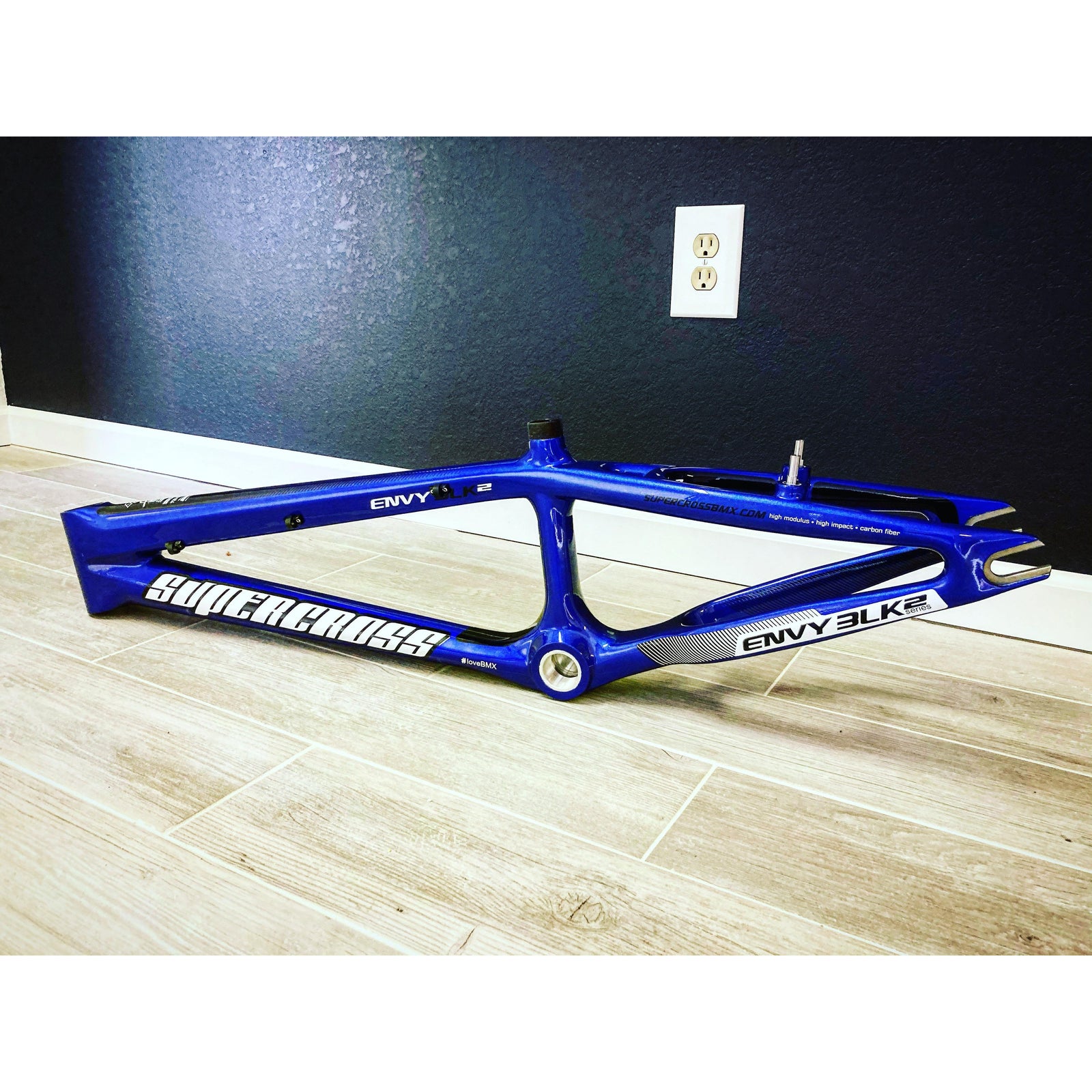 Supercross BMX | ENVY BLK 2 - Carbon Fiber BMX Race Frame - Supercross BMX