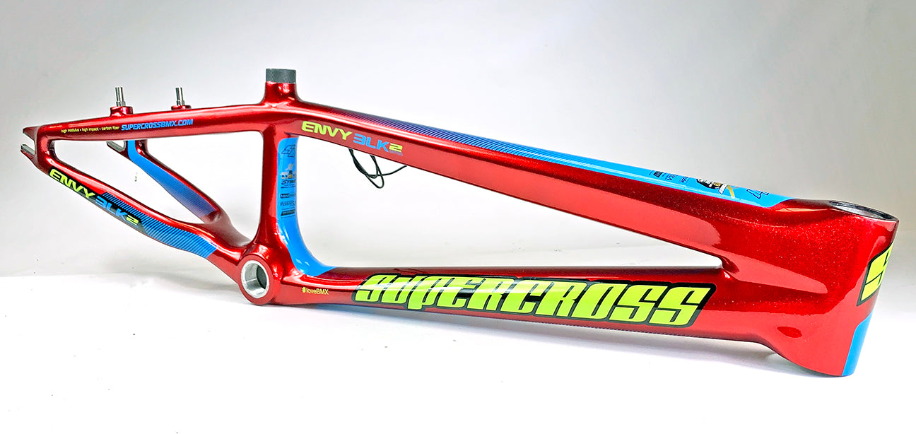 Supercross BMX | ENVY BLK 2 - Carbon Fiber BMX Race Frame - Supercross BMX - BMX Racing