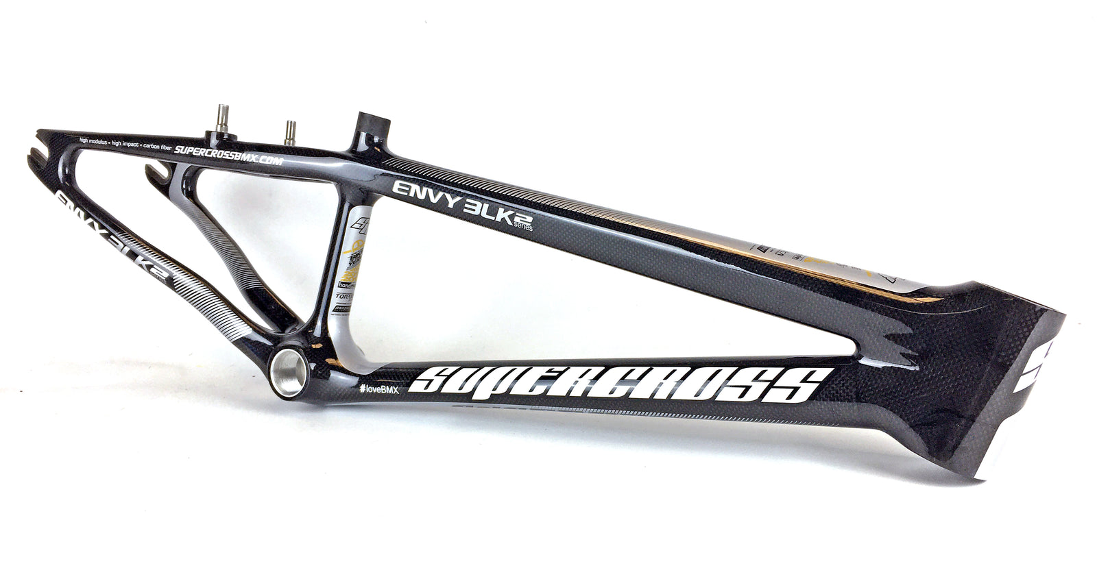 Supercross BMX | ENVY BLK 2 - Carbon Fiber BMX Race Frame - Supercross BMX - BMX Racing
