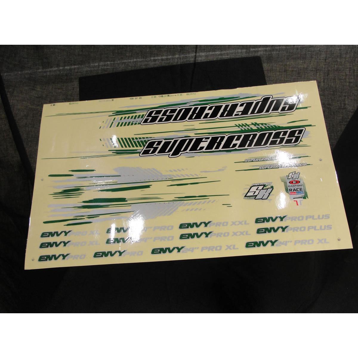 Supercross BMX - 2012 ENVY Decal Kit - Supercross BMX - BMX Racing