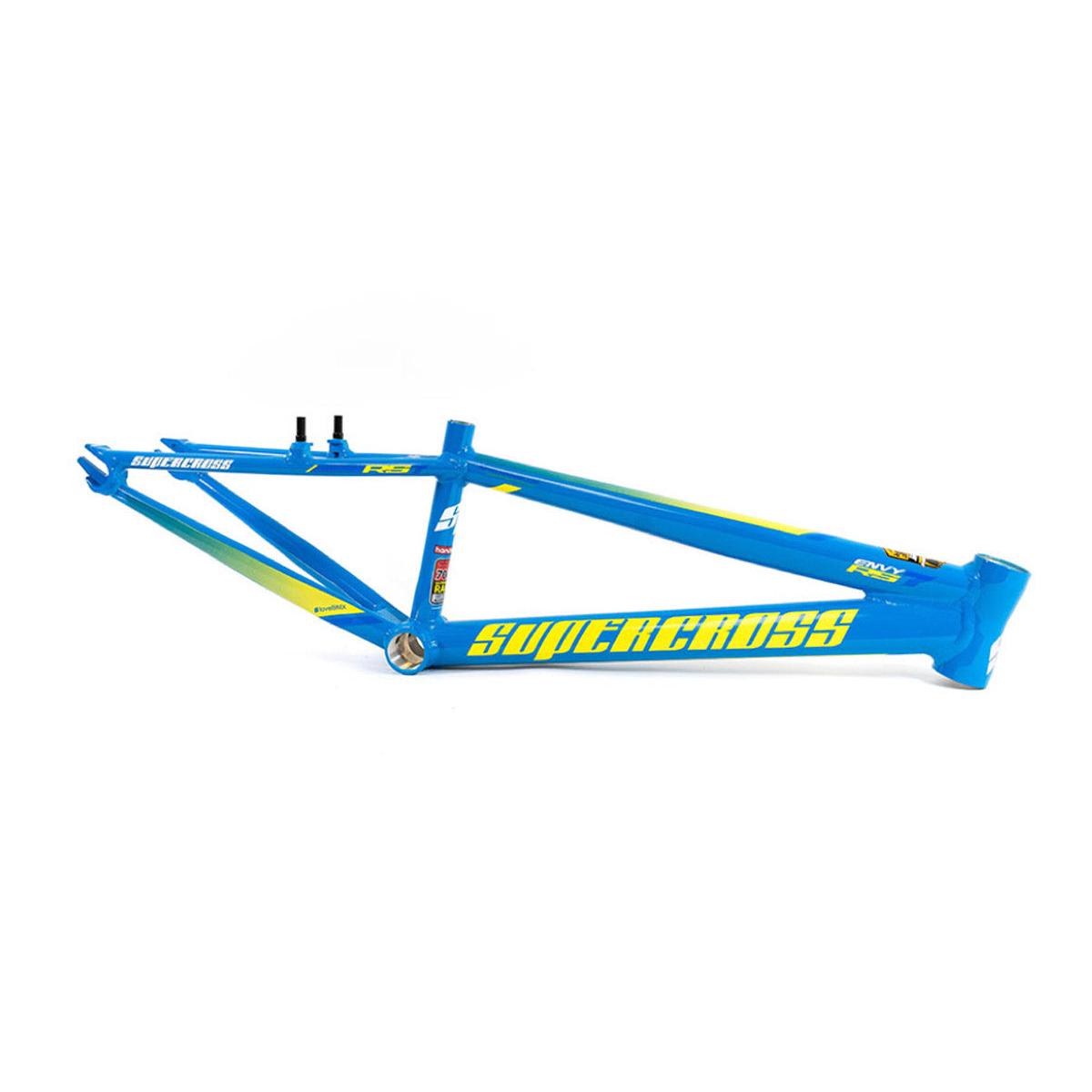 Supercross BMX RS7 Aluminum Racing Frame - Cyan Blue