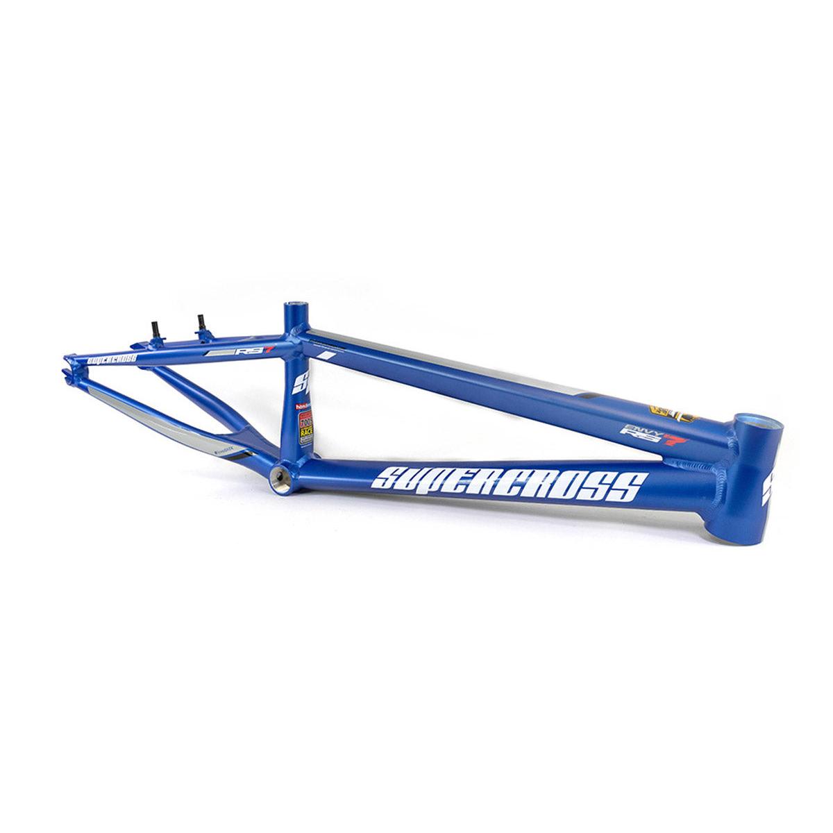 Supercross BMX RS7 Aluminum Racing Frame - Matte Blue