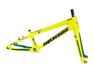 Supercross BMX Vision F1 Carbon Fiber Racing Chassis - Hi Vis Yellow