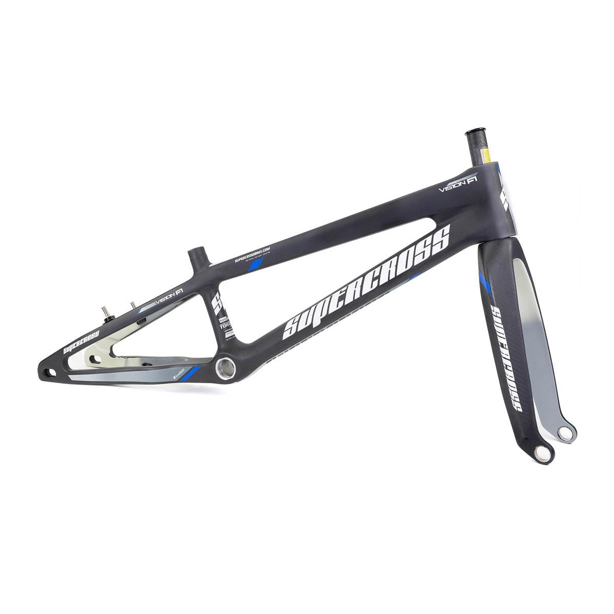 Supercross BMX Vision F1 Carbon Fiber Racing Chassis - Matte Eclipse