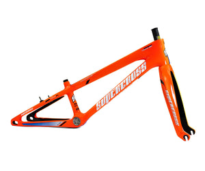 Supercross BMX Vision F1 Carbon Fiber Racing Chassis - Neon Orange