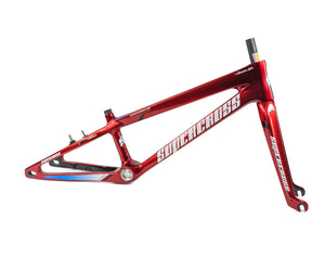 Supercross BMX Vision F1 Carbon Fiber Racing Chassis Cruiser - Red