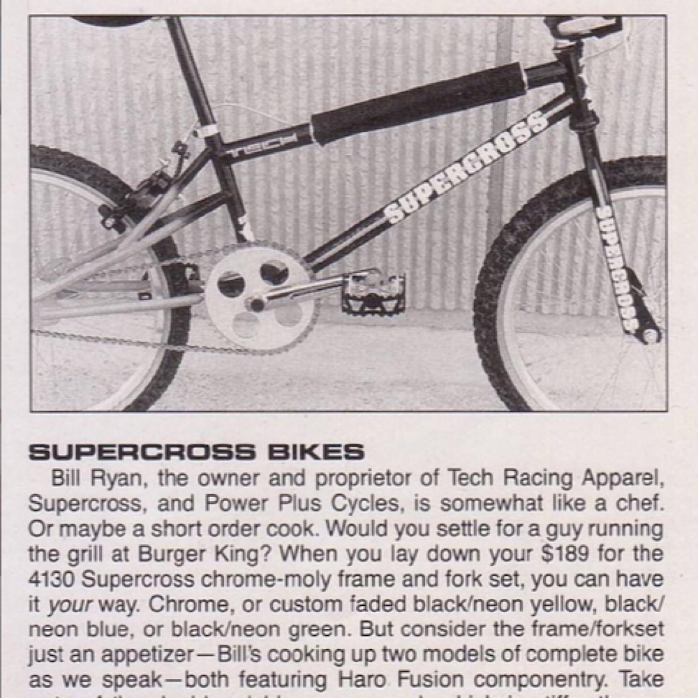 The Evolution of Supercross BMX Race Frames