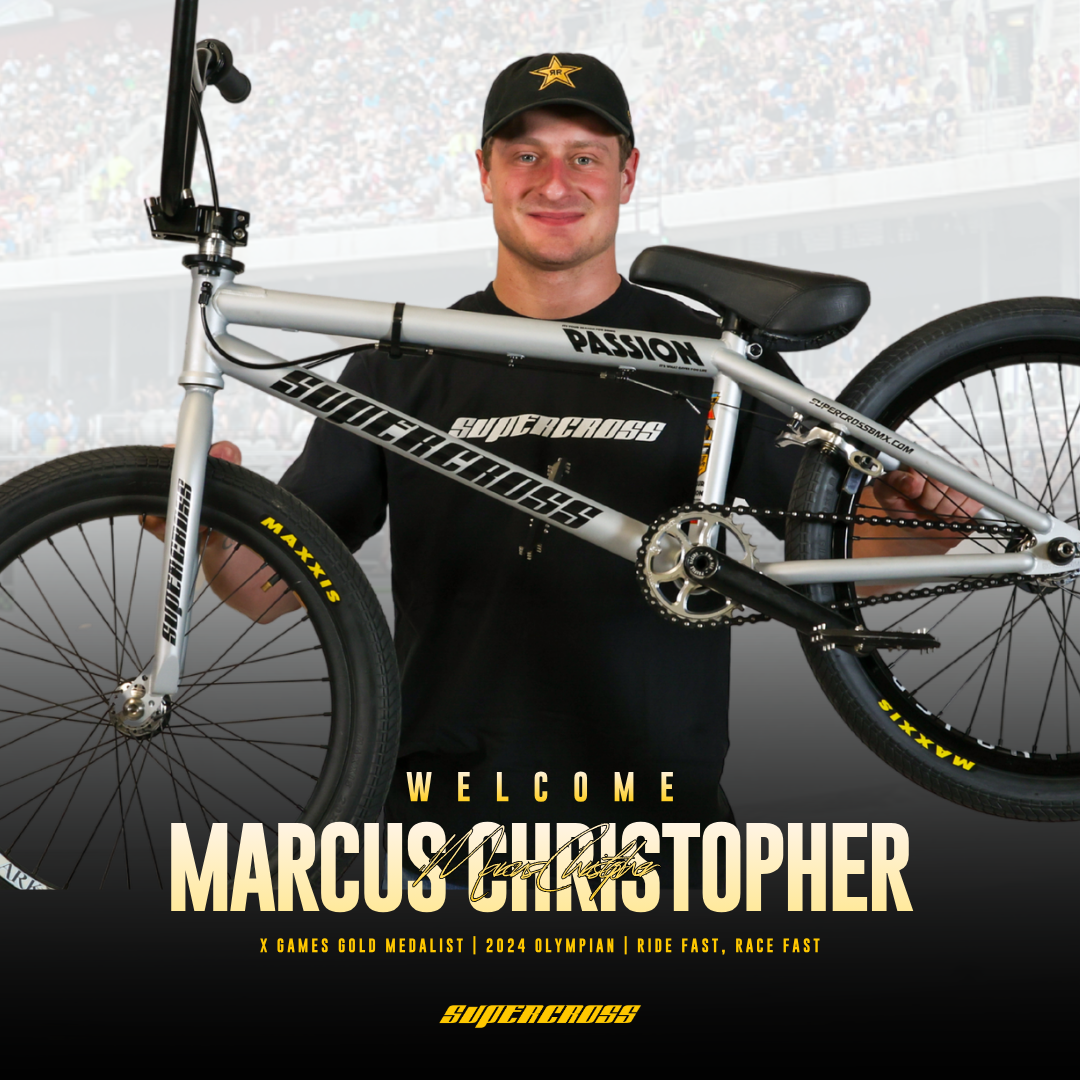 Supercross BMX signs X-Games Gold Medalist Marcus Christopher