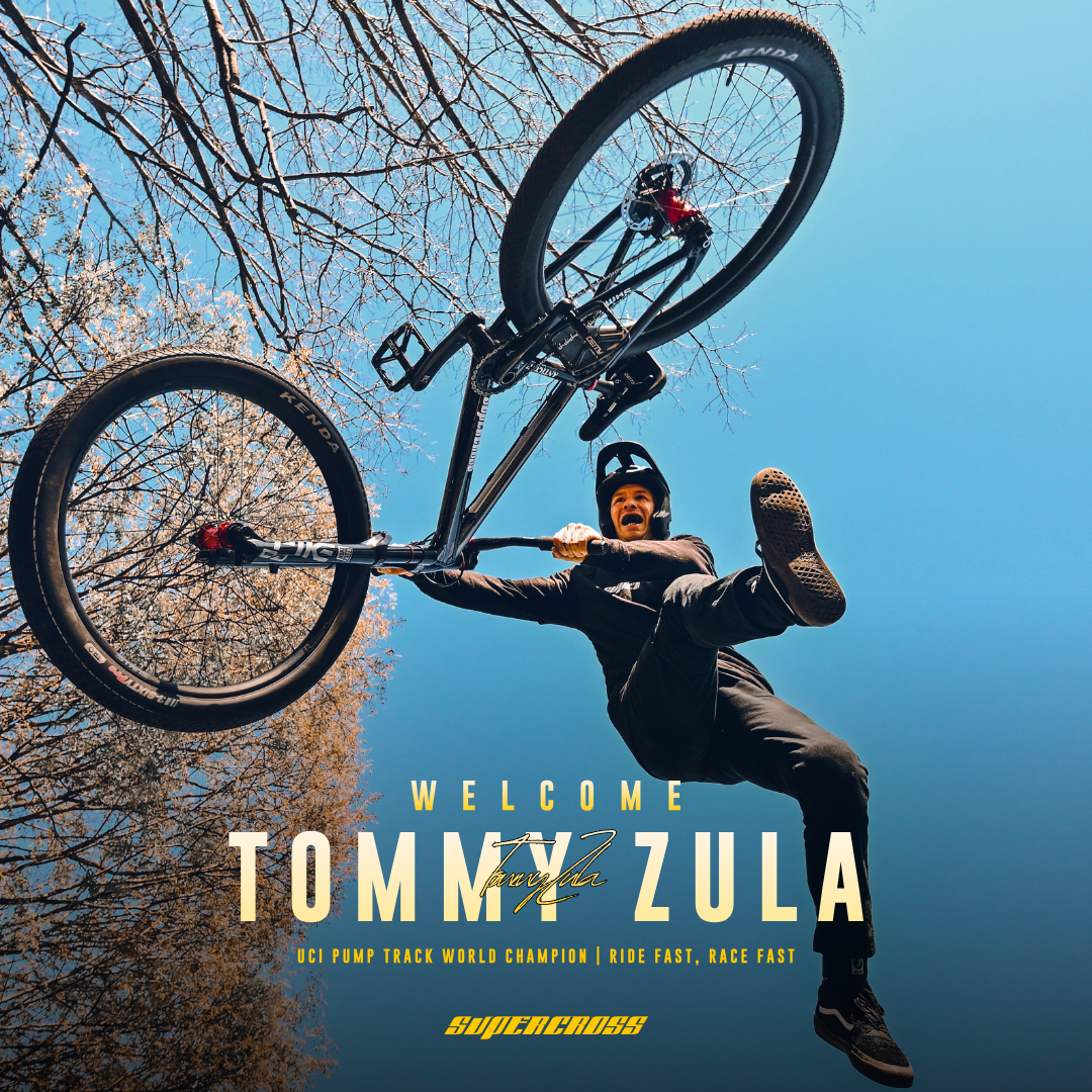 Supercross signs pump track world champion Tommy Zula