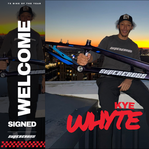 Kye Whyte signs contract with Supercross BMX