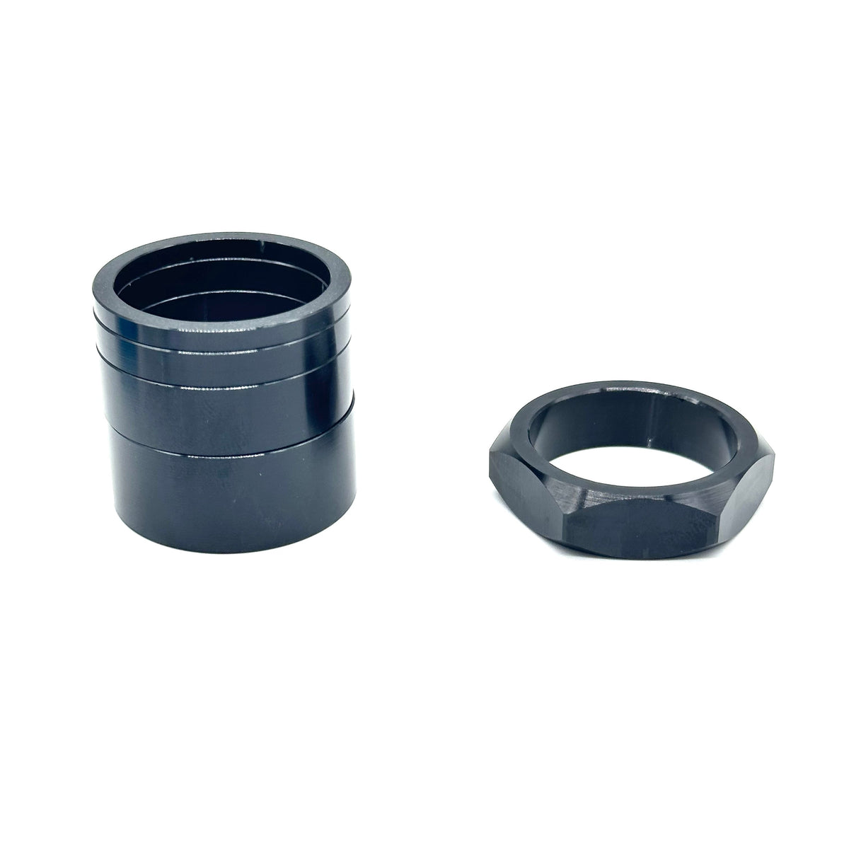 BILLET BMX | RETRO NUTS 6 POINT HEADSET SPACER SET 1-1/8"