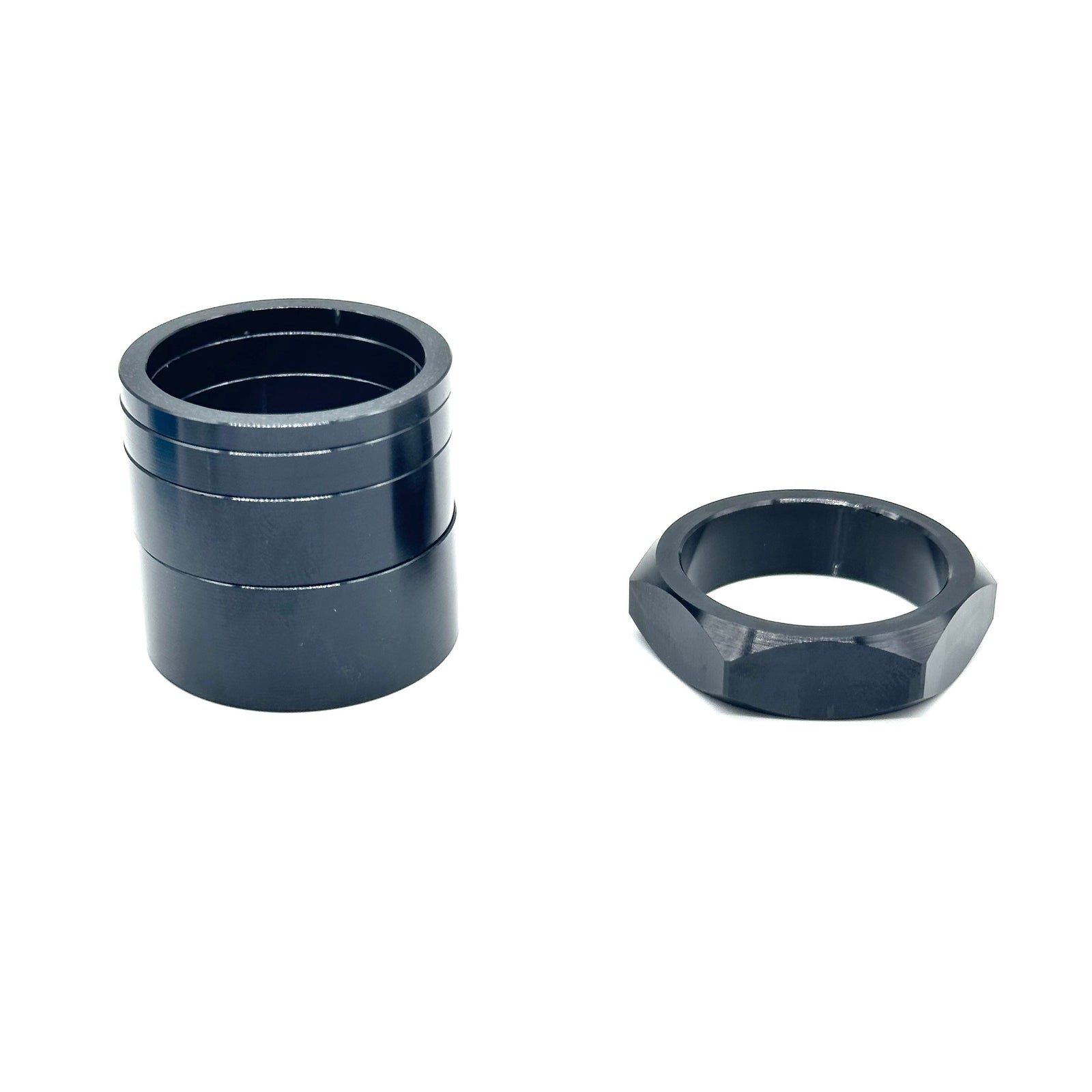 BILLET BMX | RETRO NUTS 6 POINT HEADSET SPACER SET 1-1/8"