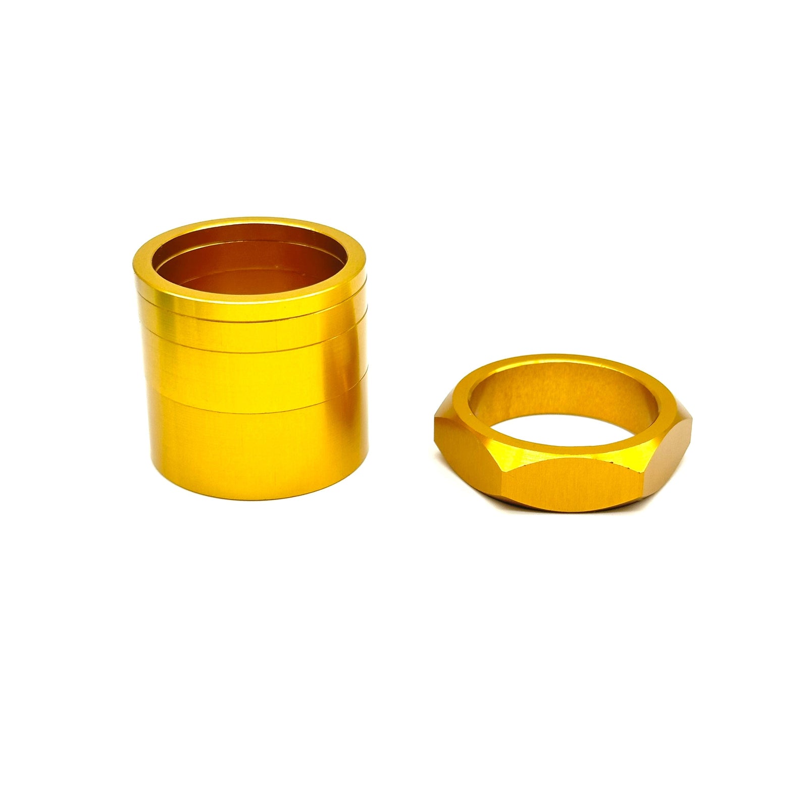 BILLET BMX | RETRO NUTS 6 POINT HEADSET SPACER SET 1-1/8"