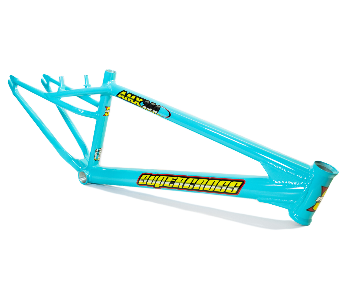 Supercross BMX Frame AMX250 35 Year Anniversary BMX Race Frame The Six Bar Gloss Black Pro 26