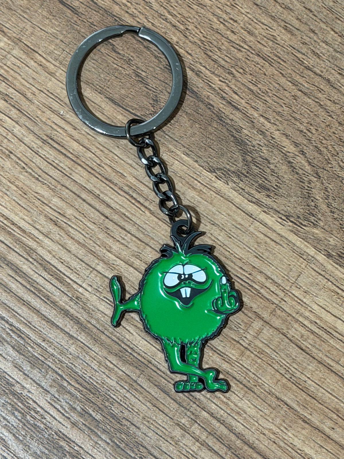 Gerald Keychain – 2" Hand-Painted Enamel