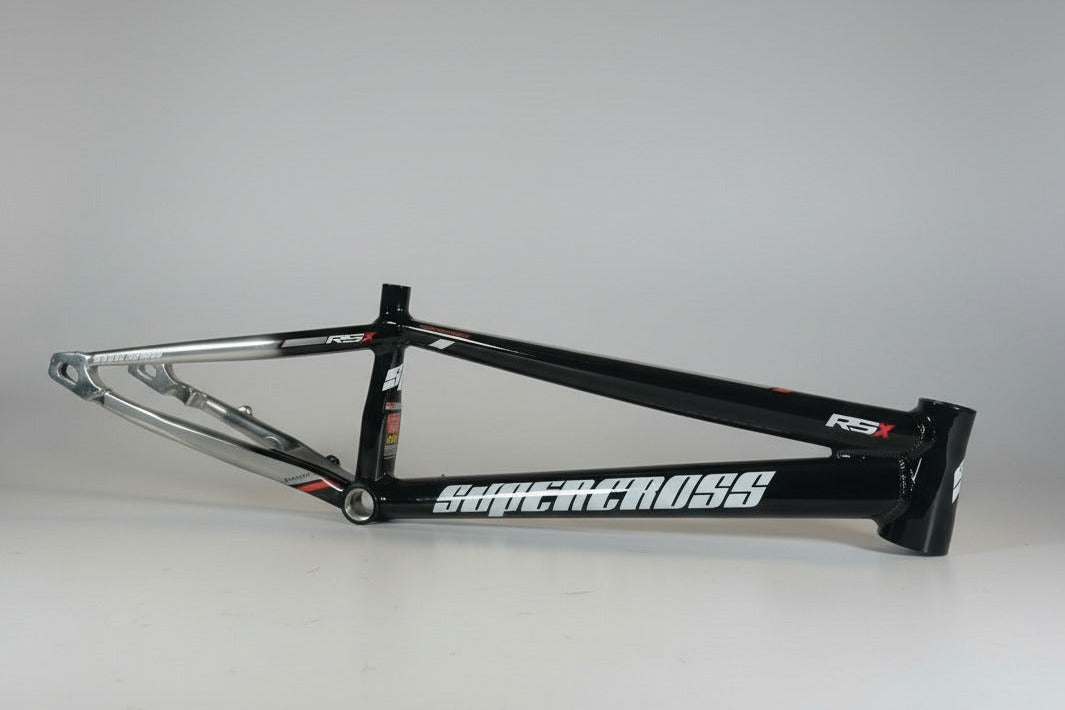 Supercross BMX Racing Frame RSX Black Polish Fade