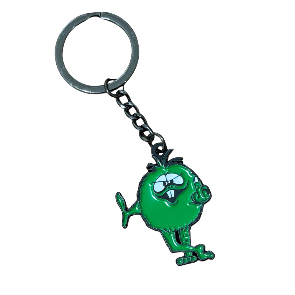 Gerald Keychain – 2" Hand-Painted Enamel