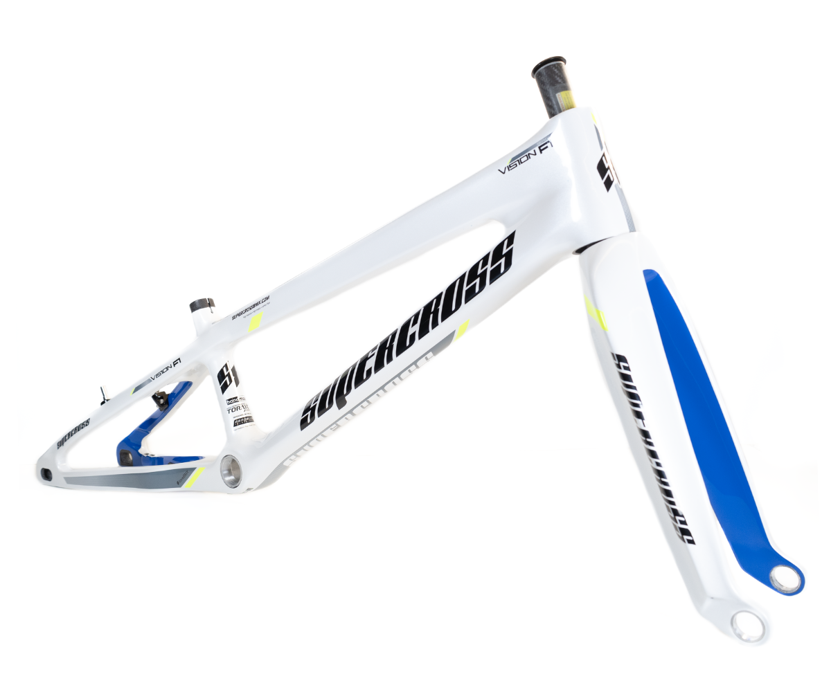 Vision F1 Carbon Fiber Race Frame - Shadow White