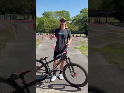 UCI Pump Track World Champion Tommy Zula walks through his Supercross Shine v4 dirt jump and pump track frame