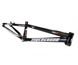 Supercross BMX RS7 OS20 Aluminum Race Frame - Jet Black