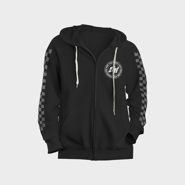 Supercross BMX | Speed Checks Full Zip Hoodie Supercross BMX | Speed Checks Full Zip Hoodie