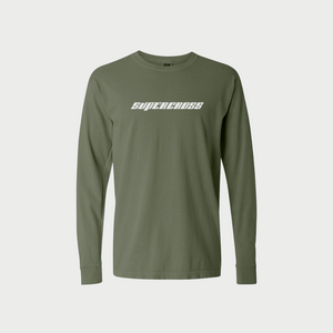 Supercross BMX Long Sleeve Corporate Shirt - Hemp Green