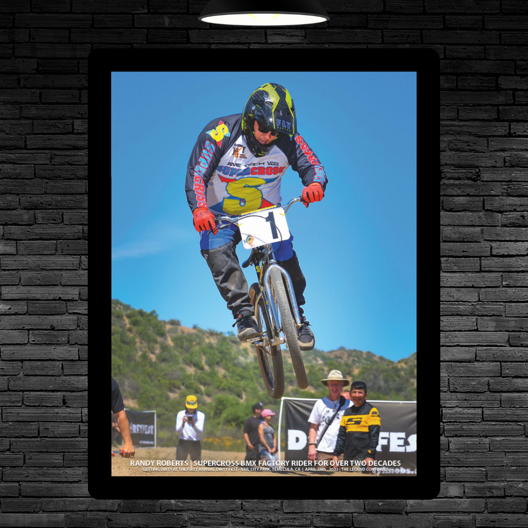 Supercross BMX Dirtyfest Randy Roberts Poster