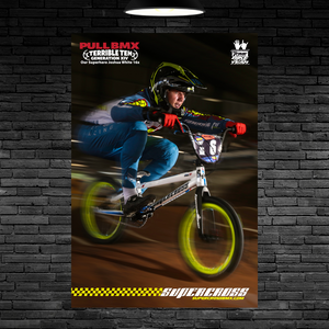 Supercross BMX Josh White - White RS7 Poster