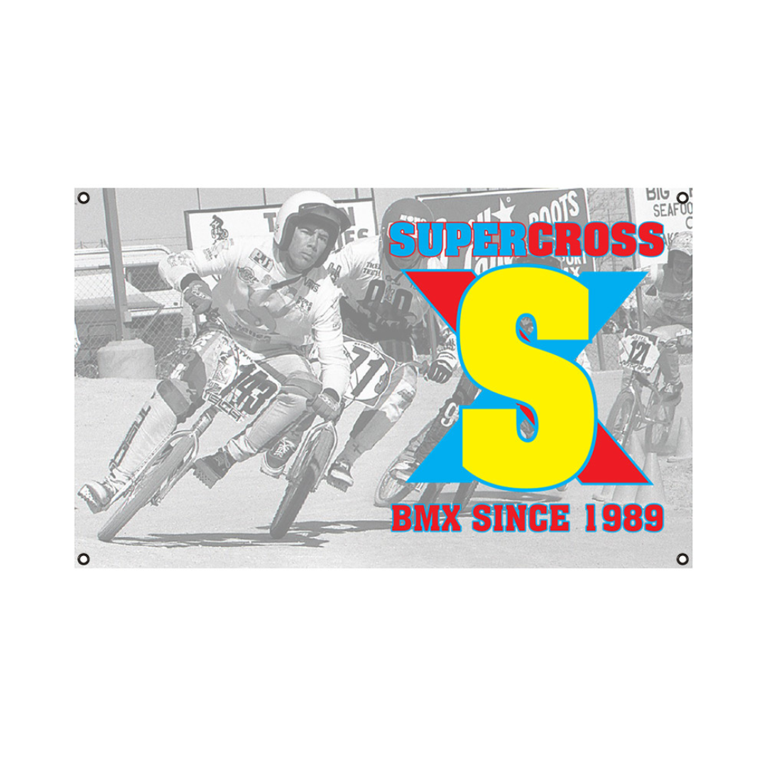 Supercross BMX Retro 3&#39;x5&#39; Flag
