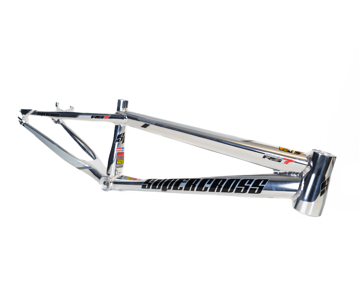 Supercross BMX Envy RS7 Aluminum Polished Chrome Race Frame