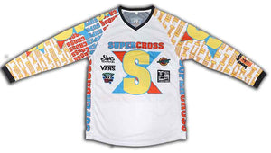 Supercross BMX | Maillot de course BMX des années 80