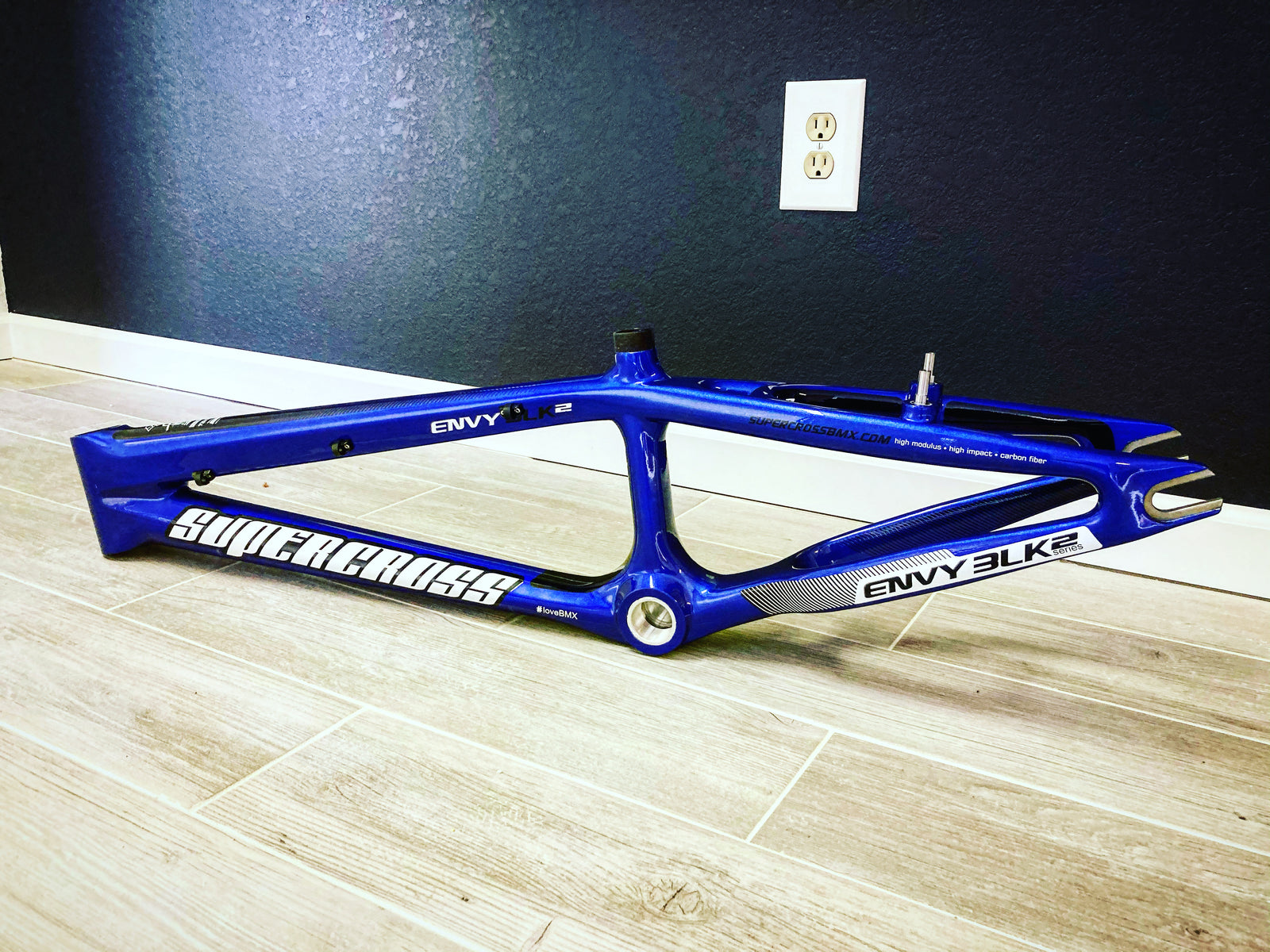 Supercross BMX | ENVY BLK 2 - Carbon Fiber BMX Race Frame - Supercross BMX