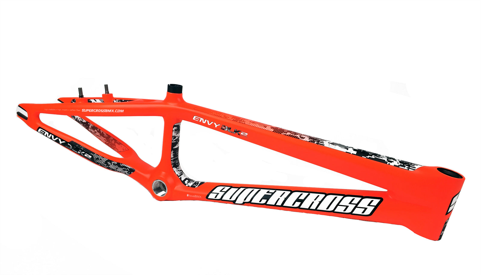 Supercross BMX | ENVY BLK 2 - Carbon Fiber BMX Race Frame - Supercross BMX