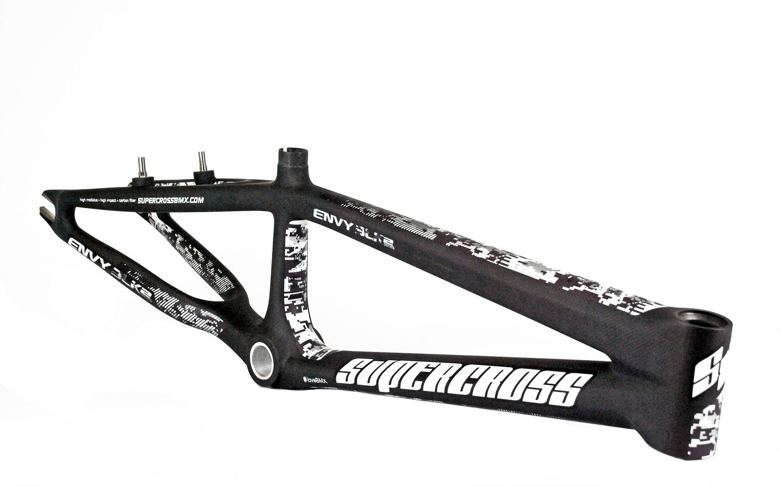 Supercross BMX | ENVY BLK 2 - Carbon Fiber BMX Race Frame - Supercross BMX