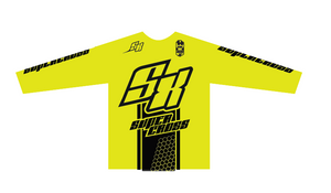 Supercross BMX | T-shirt style jersey d'entraînement à manches longues