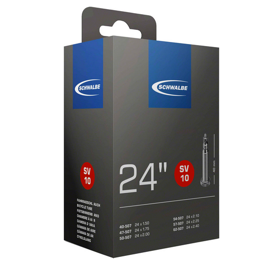 Schwalbe | Standard Tube - 24x1.75 Presta Valve Tube - Supercross BMX