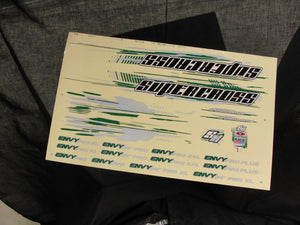 Supercross BMX - 2012 ENVY Decal Kit - Supercross BMX - BMX Racing 
