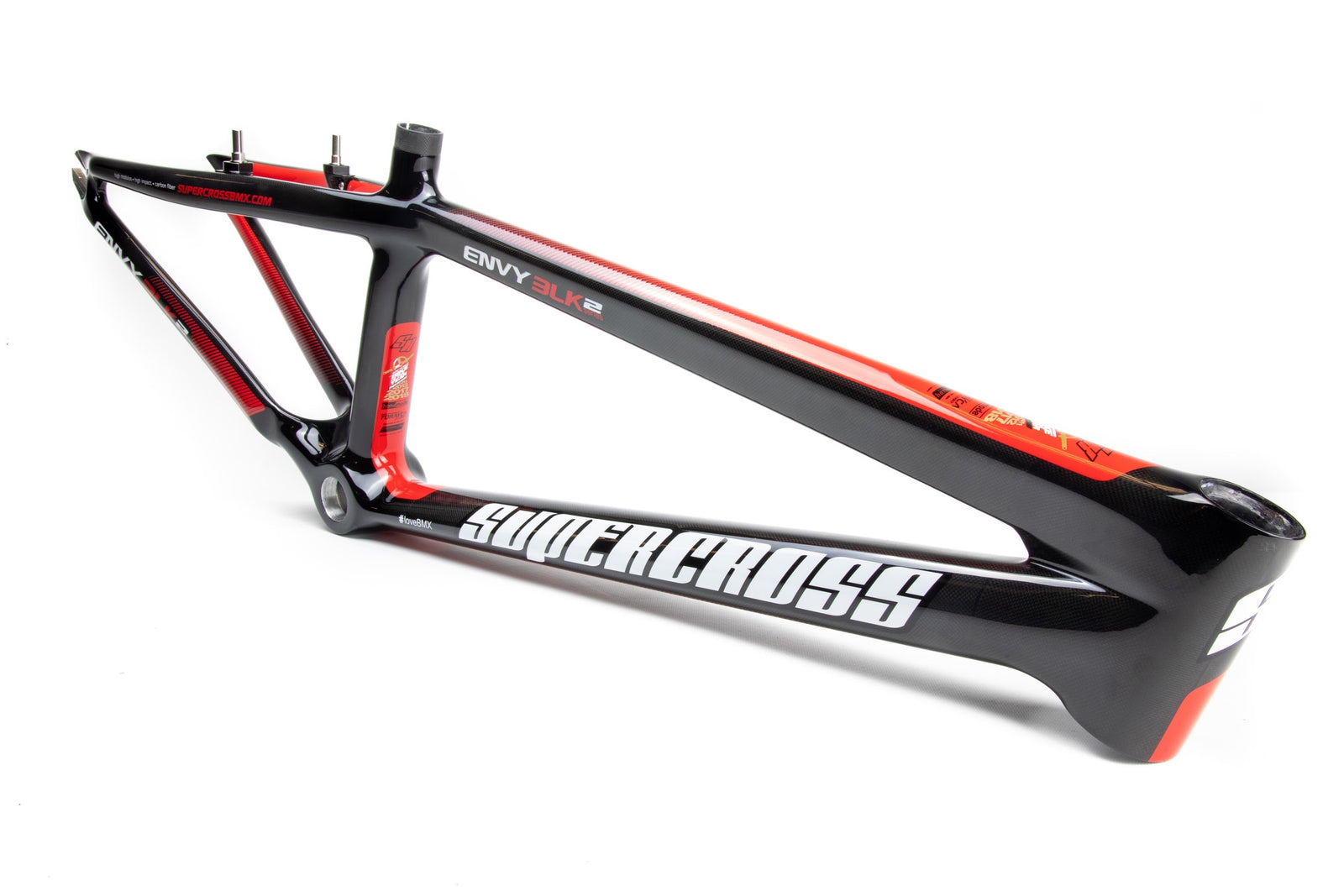 Supercross BMX | ENVY BLK 2 - Carbon Fiber BMX Race Frame - Supercross BMX - BMX Racing 