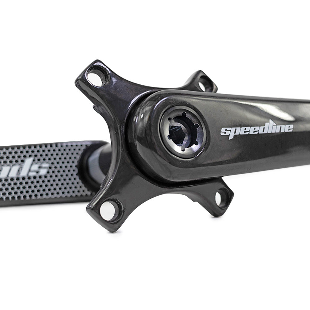 bmx bicycle cranks Speedline Parts | Elite Carbon Hollow Carbon Fiber BMX Race Cranks