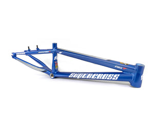 Supercross BMX RS7 Aluminum Racing Frame - Matte Blue